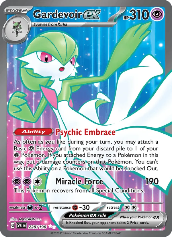 Carte Gardevoir ex — Scarlet & Violet