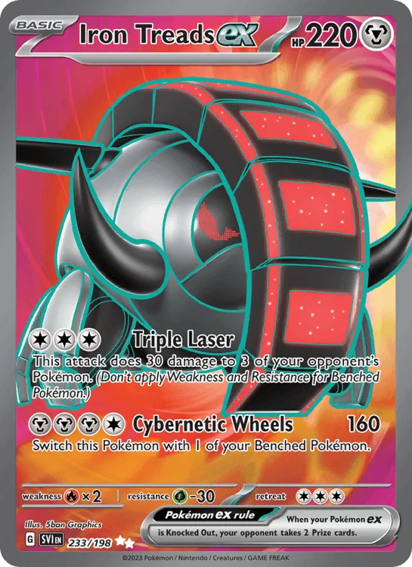Carte Roue-de-Fer ex — Scarlet & Violet