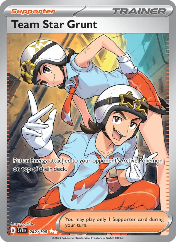 Carte Sbire de la Team Star — Scarlet & Violet