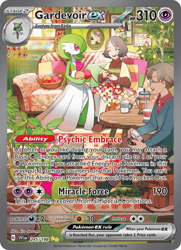 Carte Gardevoir ex — Scarlet & Violet
