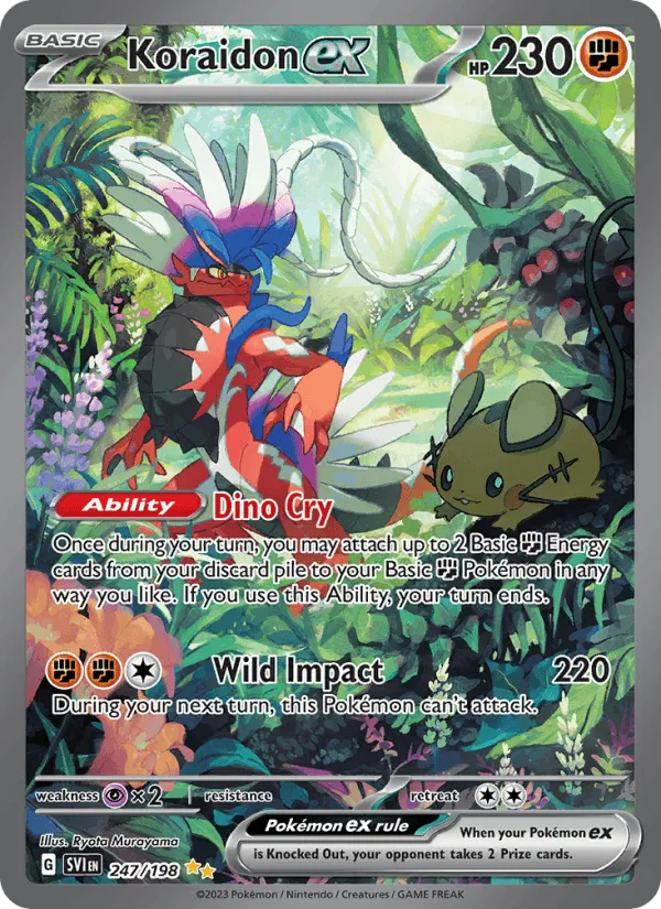 Carte Koraidon ex — Scarlet & Violet