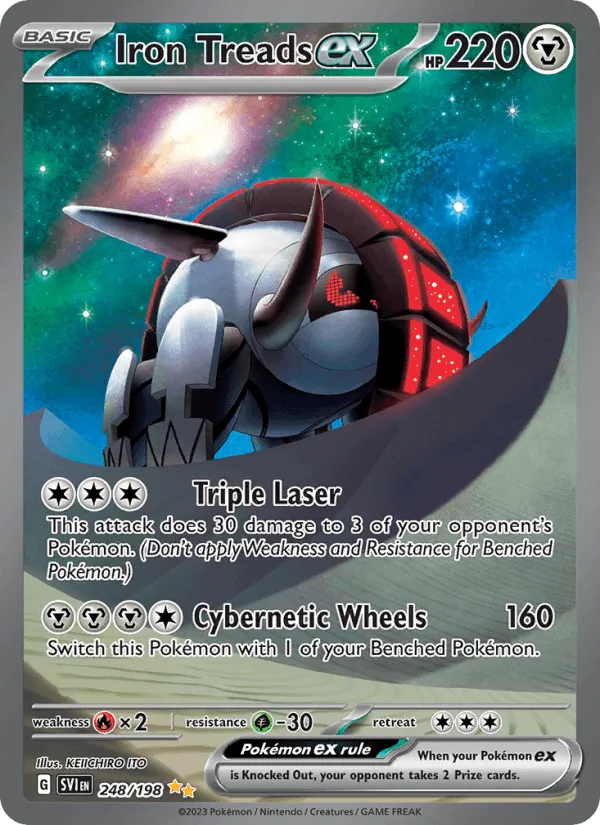 Carte Roue-de-Fer ex — Scarlet & Violet