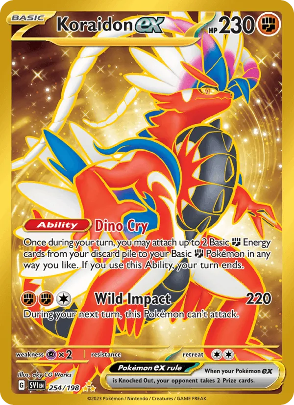 Carte Koraidon ex — Scarlet & Violet
