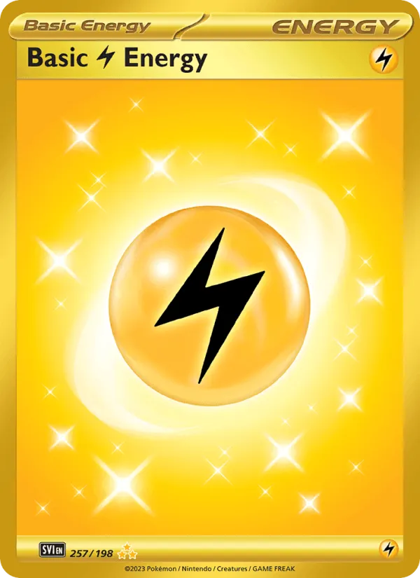 Carte Basic Lightning Energy — Scarlet & Violet