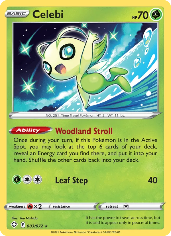 Carte Celebi — Shining Fates