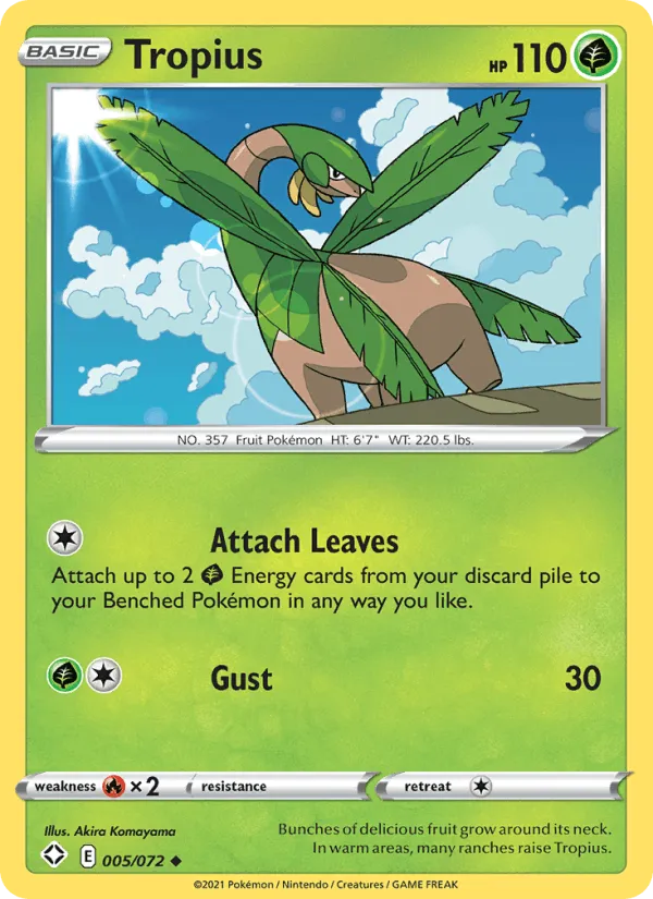 Carte Tropius — Shining Fates