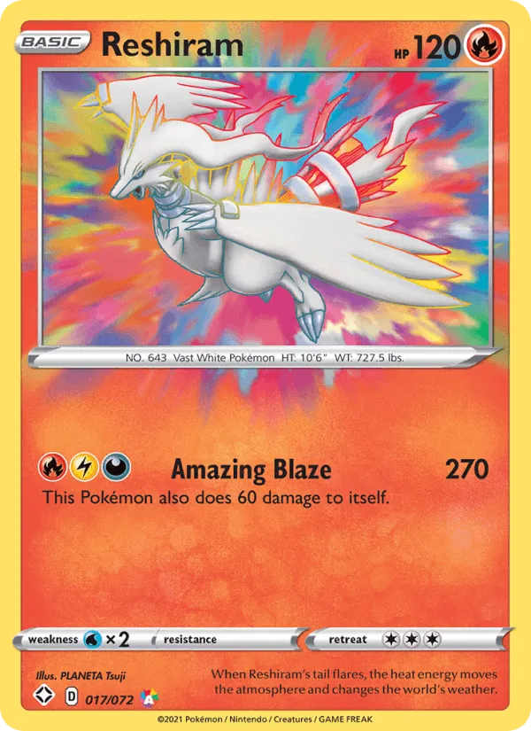 Carte Reshiram — Shining Fates