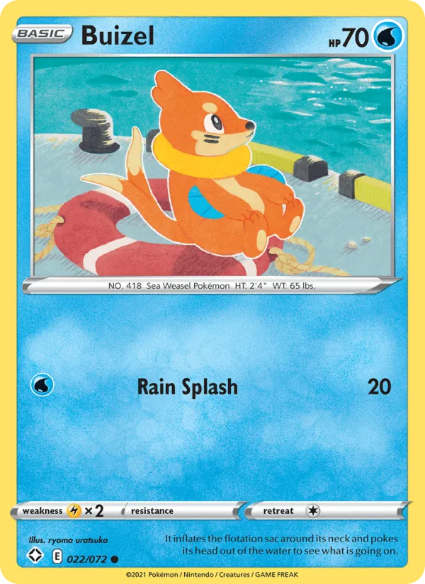 Carte Buizel — Shining Fates
