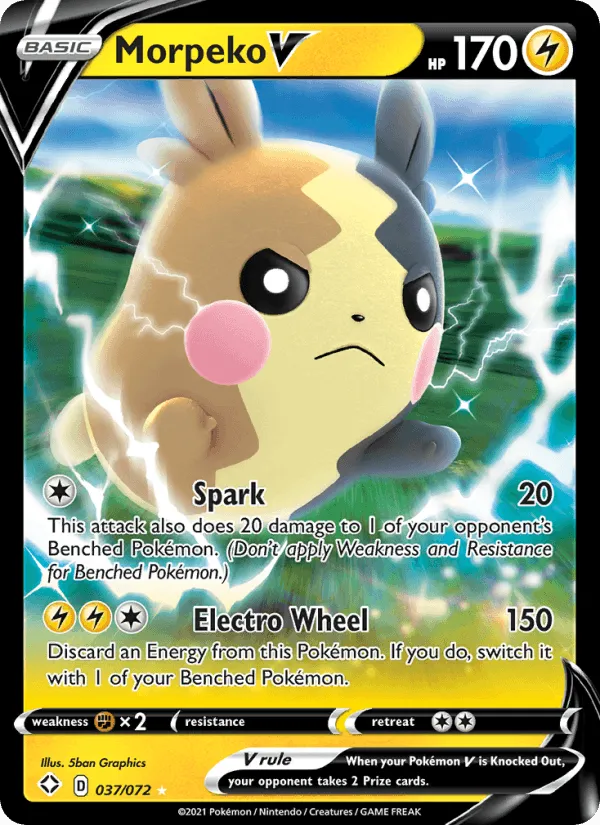 Carte Morpeko V — Shining Fates