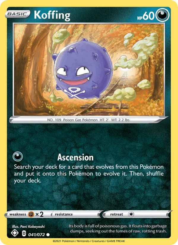 Carte Koffing — Shining Fates
