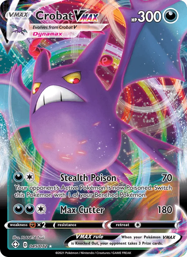 Carte Crobat VMAX — Shining Fates