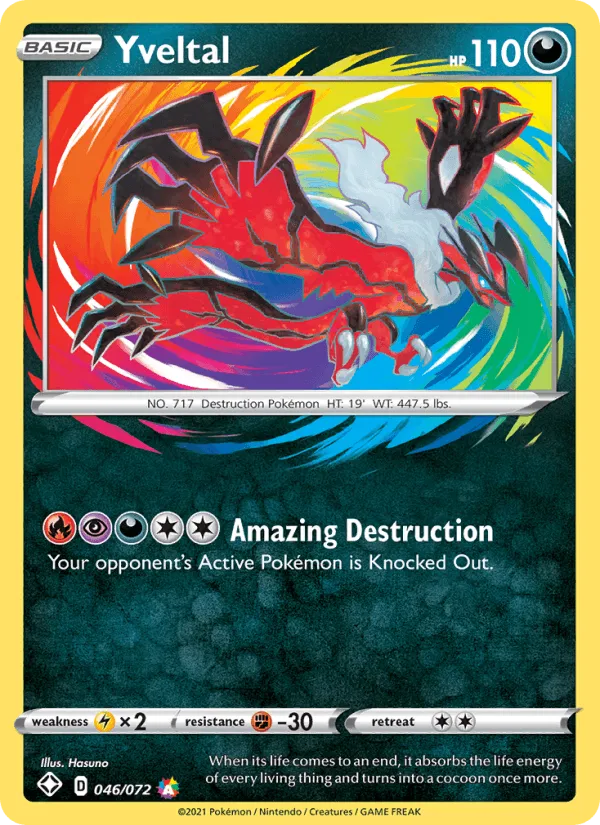 Carte Yveltal — Shining Fates