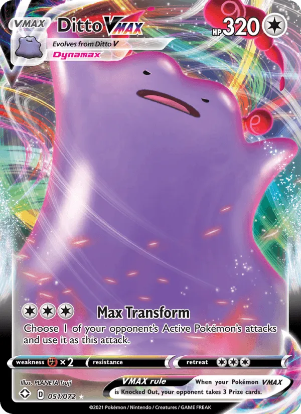 Carte Ditto VMAX — Shining Fates