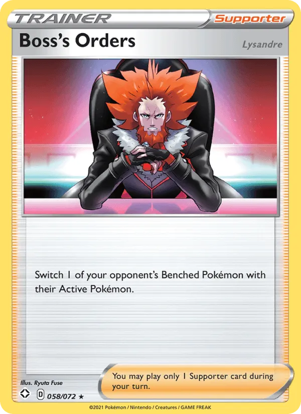 Carte Boss's Orders — Shining Fates