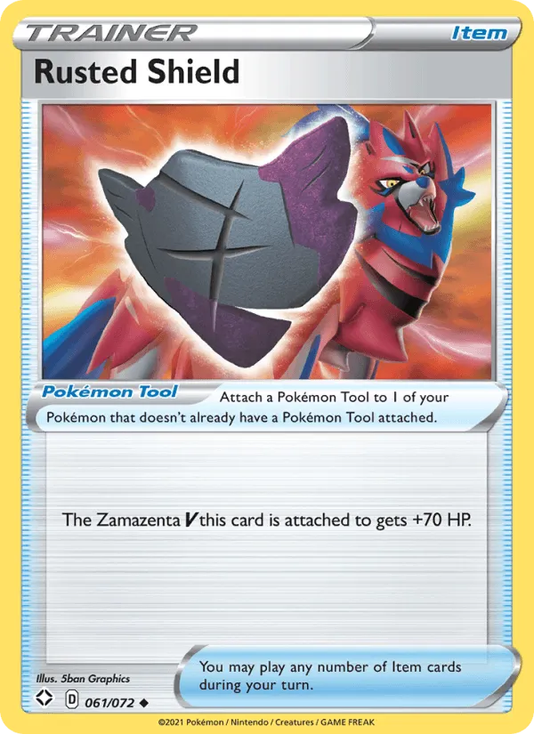 Carte Bouclier Rouillé — Shining Fates