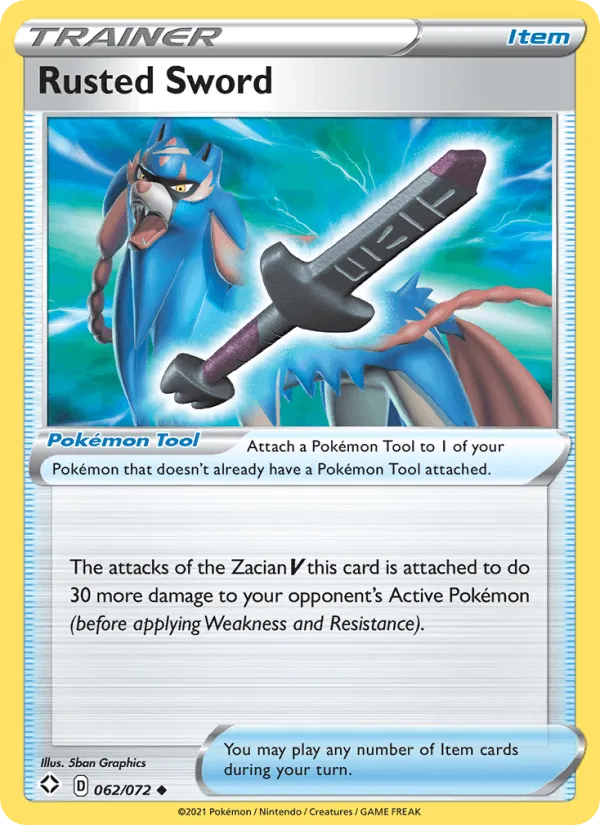 Carte Épée Rouillée — Shining Fates