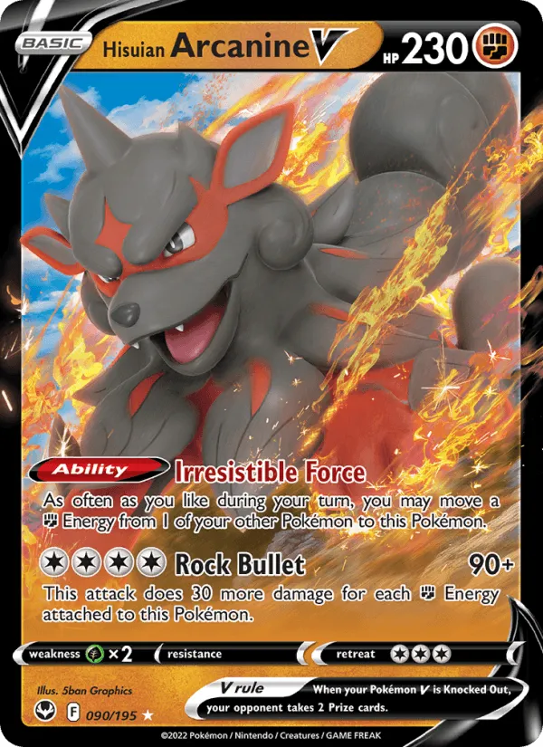 Carte Arcanin de Hisui V — Silver Tempest
