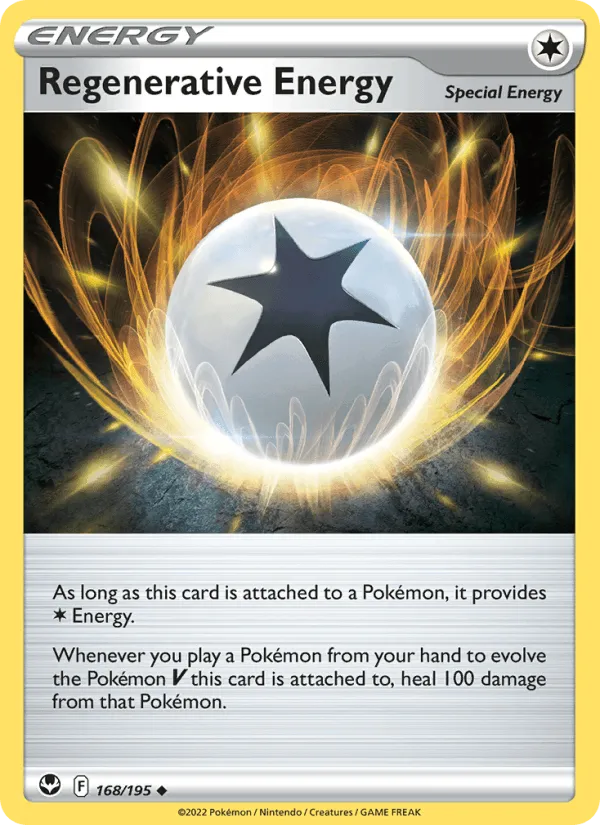 Carte Énergie Régénérante — Silver Tempest