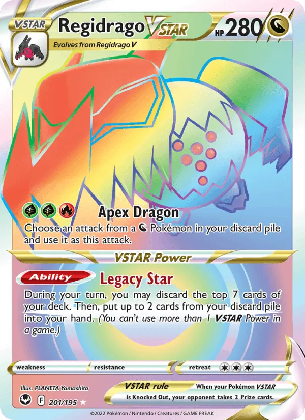 Carte Regidrago VSTAR — Silver Tempest
