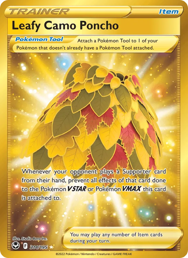 Carte Poncho de Camouflage Feuillu — Silver Tempest