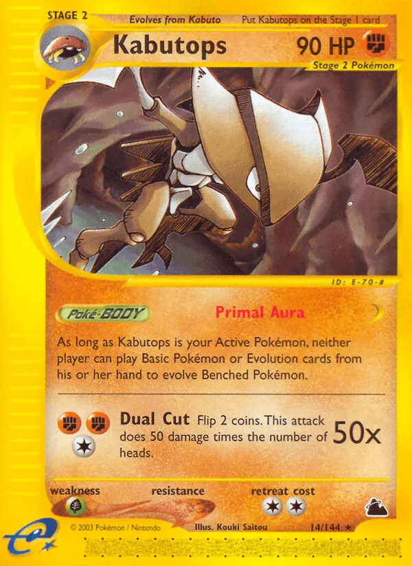 Carte Kabutops — Skyridge