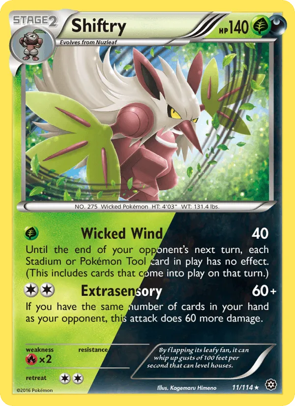 Carte Shiftry — Steam Siege