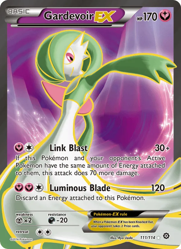 Carte Gardevoir EX — Steam Siege