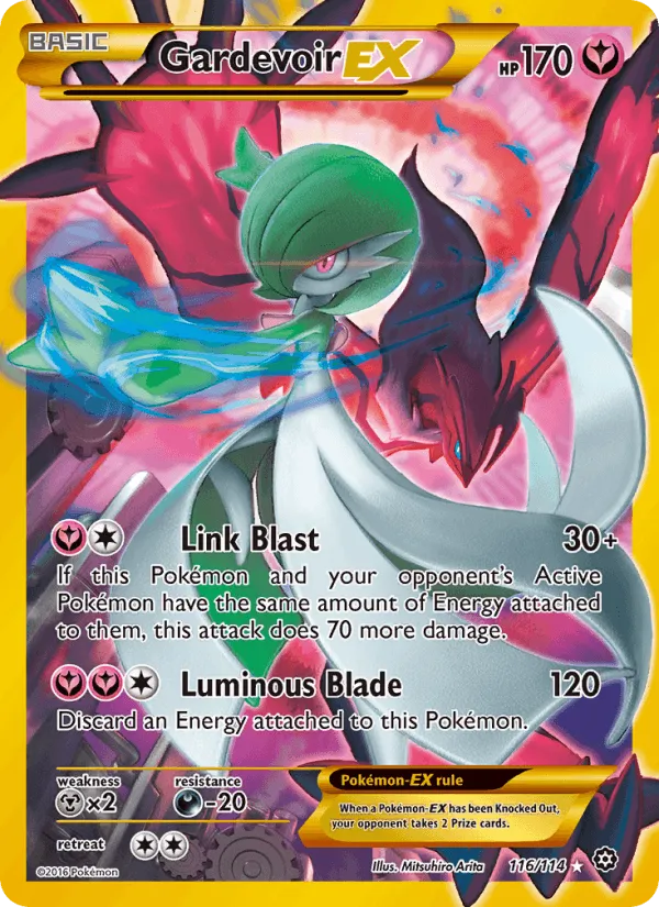 Carte Gardevoir EX — Steam Siege