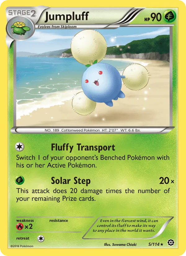 Carte Jumpluff — Steam Siege