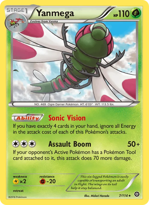 Carte Yanmega — Steam Siege