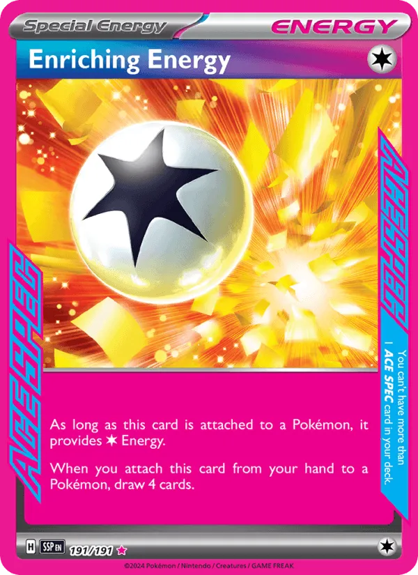 Carte Énergie Enrichissante — Surging Sparks
