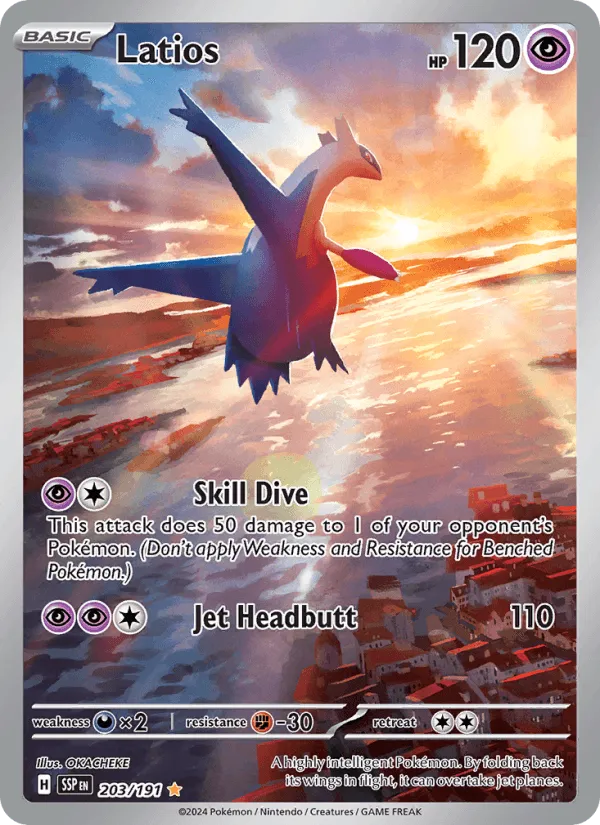 Carte Latios — Surging Sparks