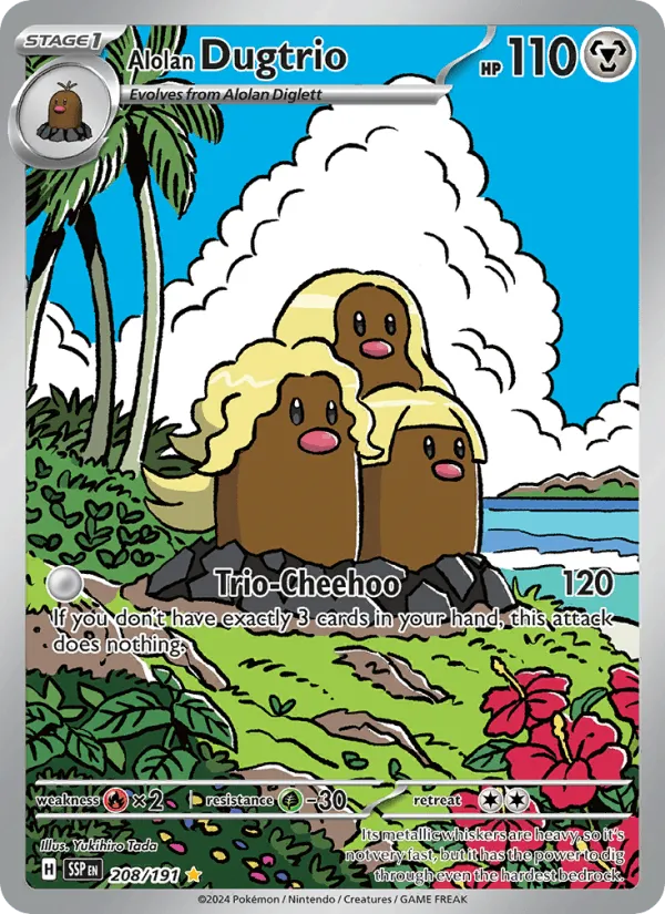 Carte Triopikeur d'Alola — Surging Sparks