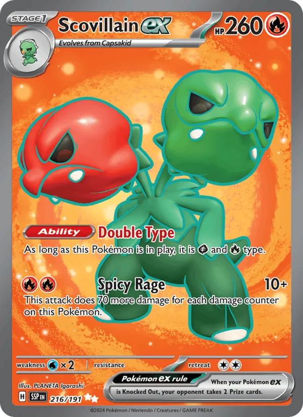 Carte Scovilain ex — Surging Sparks