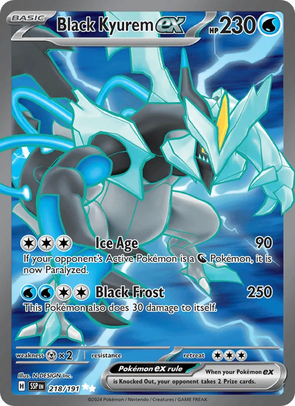 Carte Kyurem Noir ex — Surging Sparks