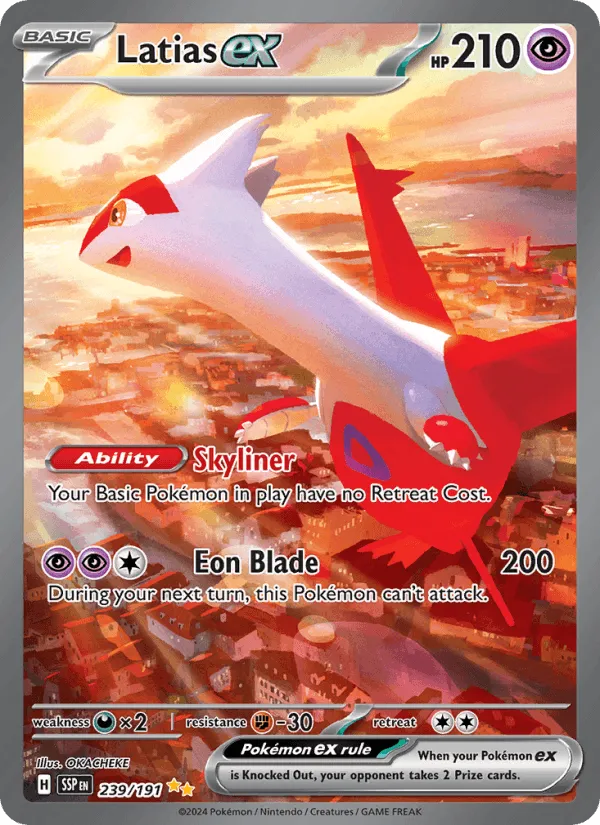 Carte Latias ex — Surging Sparks