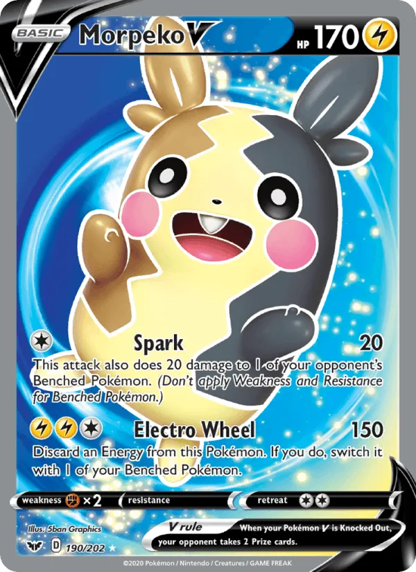 Carte Morpeko V — Sword & Shield
