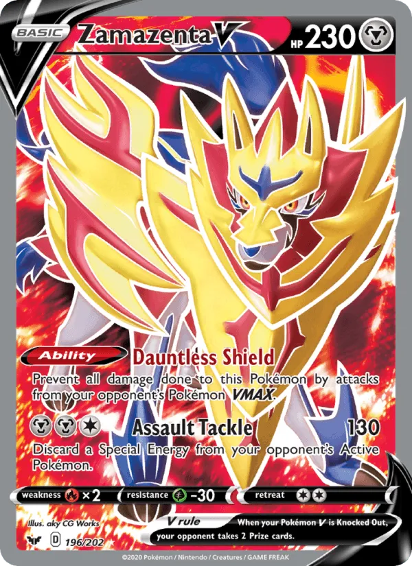 Carte Zamazenta V — Sword & Shield