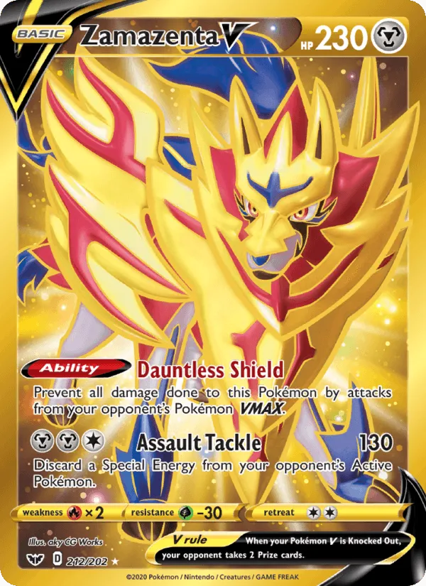 Carte Zamazenta V — Sword & Shield