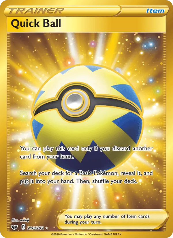 Carte Rapide Ball — Sword & Shield