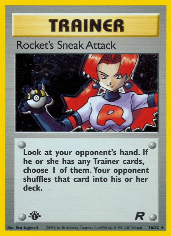 Carte Rocket's Sneak Attack — Team Rocket