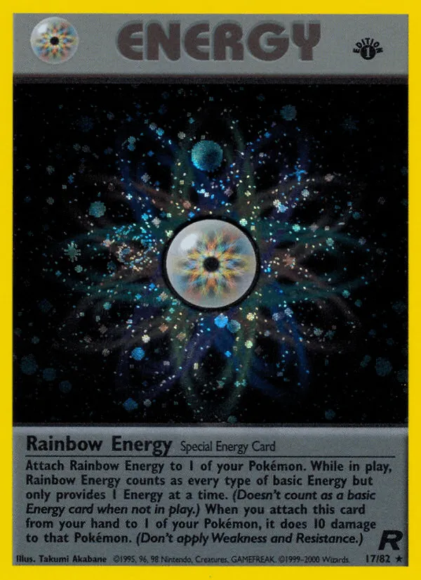 Carte Énergie Multicolore — Team Rocket