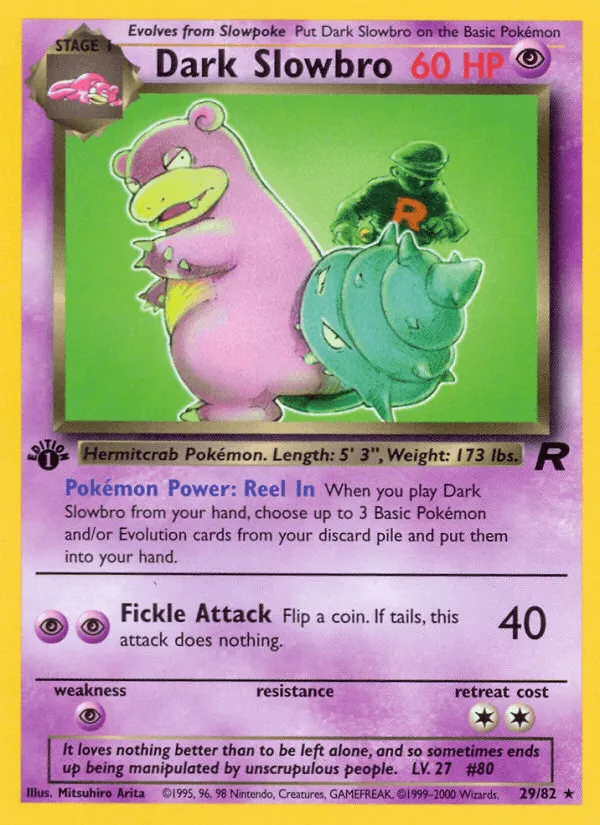 Carte Flagadoss obscur — Team Rocket