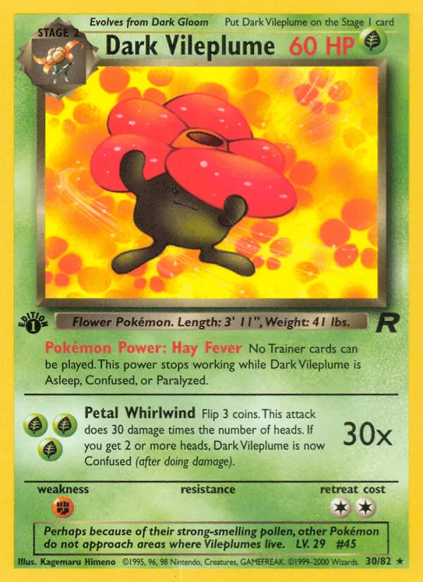 Carte Rafflesia obscur — Team Rocket