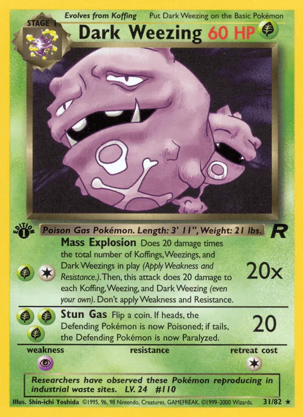 Carte Smogogo obscur — Team Rocket