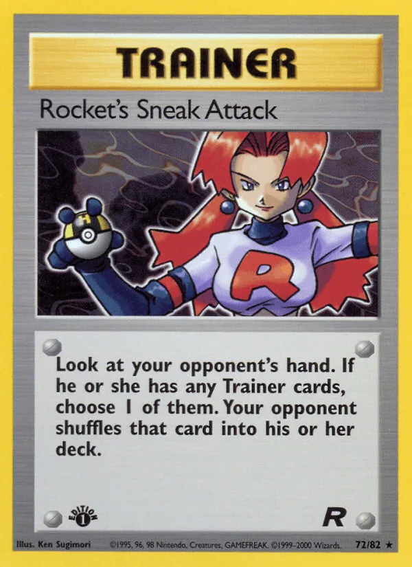 Carte Rocket's Sneak Attack — Team Rocket