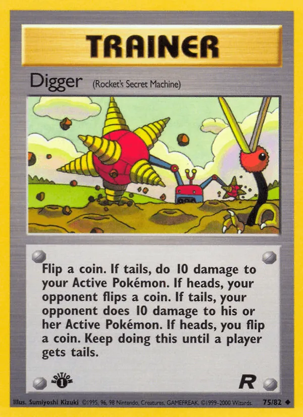 Carte Excavatrice — Team Rocket