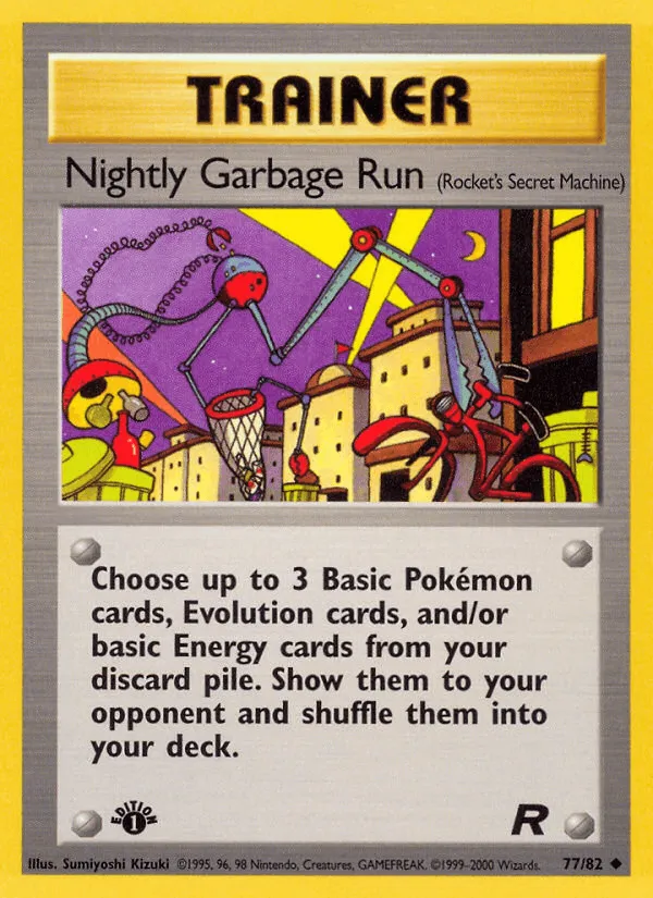Carte Raid nocturne dans les poubelles — Team Rocket
