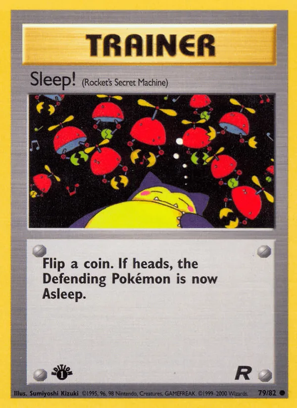 Carte Bonne nuit, les petits! — Team Rocket