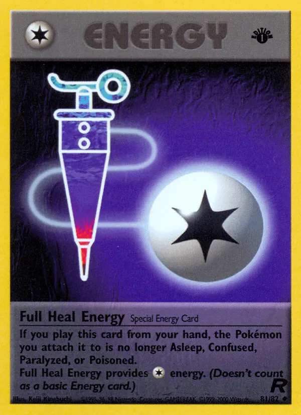 Carte Énergie guérisseuse — Team Rocket